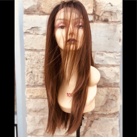 Wig ombré fullcap wig 4x4 Freepart swisslace
